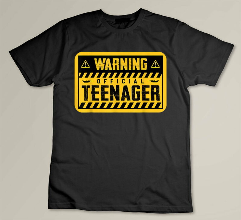 Black 13 Year Old Birthday Official Teenager Boy Girls 13th tee