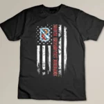 198th Infantry Brigade Veteran USA Flag Veterans Day Xmas T-shirt