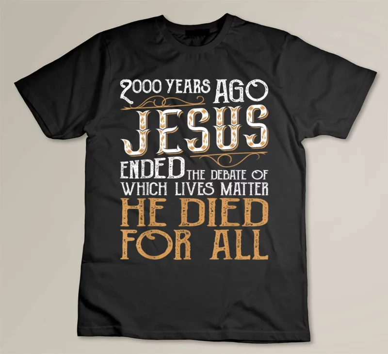 Black 2000 Years Ago Jesus Ended The Debate Christian Religious