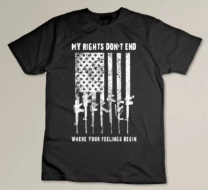 2nd Amendment Feelings America USA Patriotic Funny T-shirt