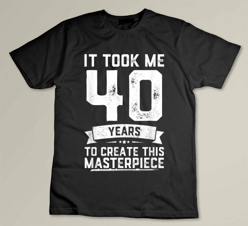 Black 40th Birthday Gag Gift Idea Funny 40 Years Old Joke