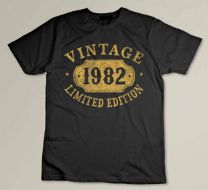 41 years old 41st Birthday Anniversary Best Limited 1982 Custom T-shirt
