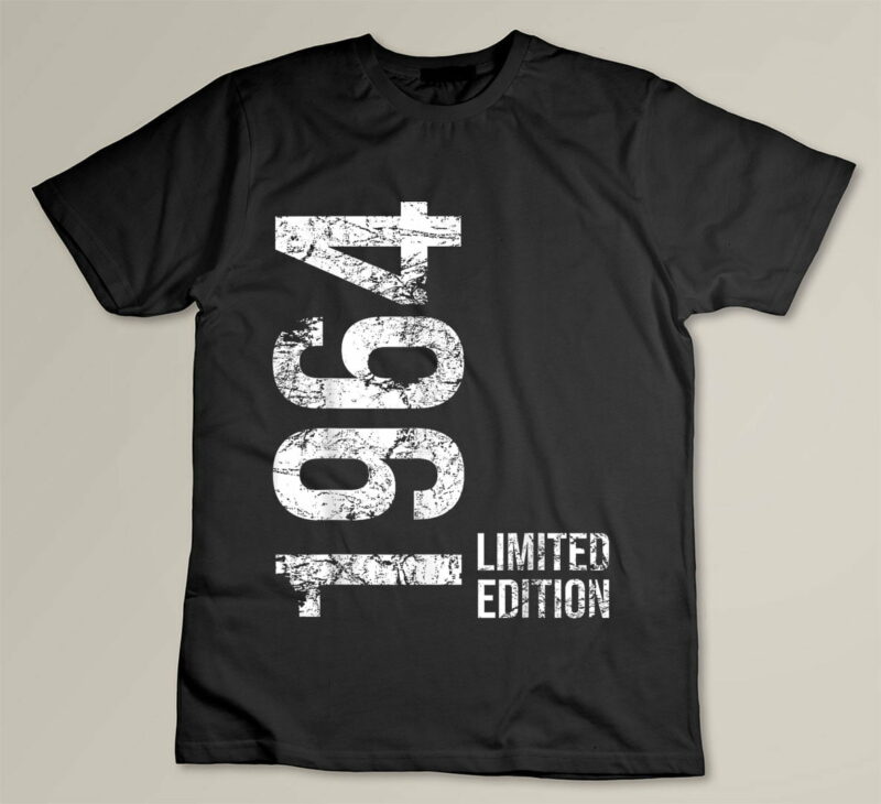 Black 59th Birthday 59 Years Man Woman Retro Vintage 1964 Gift
