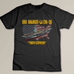 Aircraft Carrier USS Shangri-La CVA-38 Veteran Father Day Custom T-shirt
