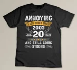 Annoying Each Other Since 2003 20 Years Wedding Anniversary Custom T-shirt