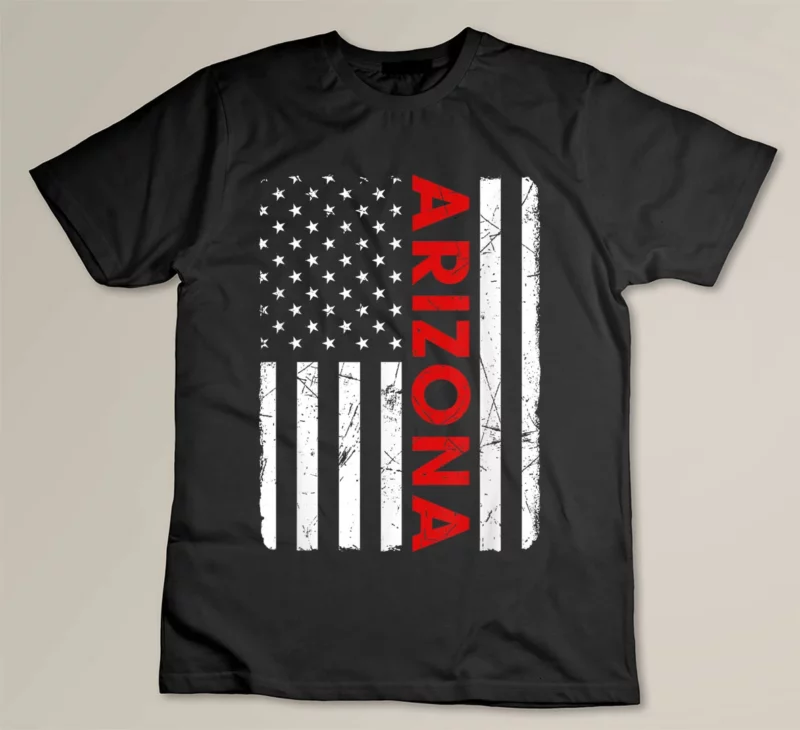 Black Arizona Pride Retro Vintage Old American Flag 1