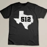 Austin Texas 52 Area Code Custom T-shirt