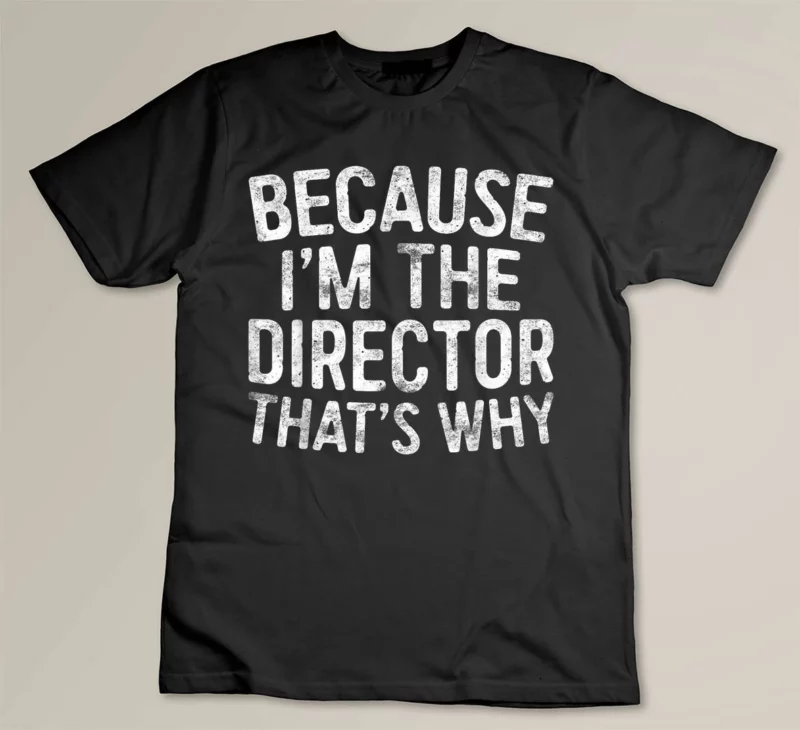 Black Because Im The Director Thats Why