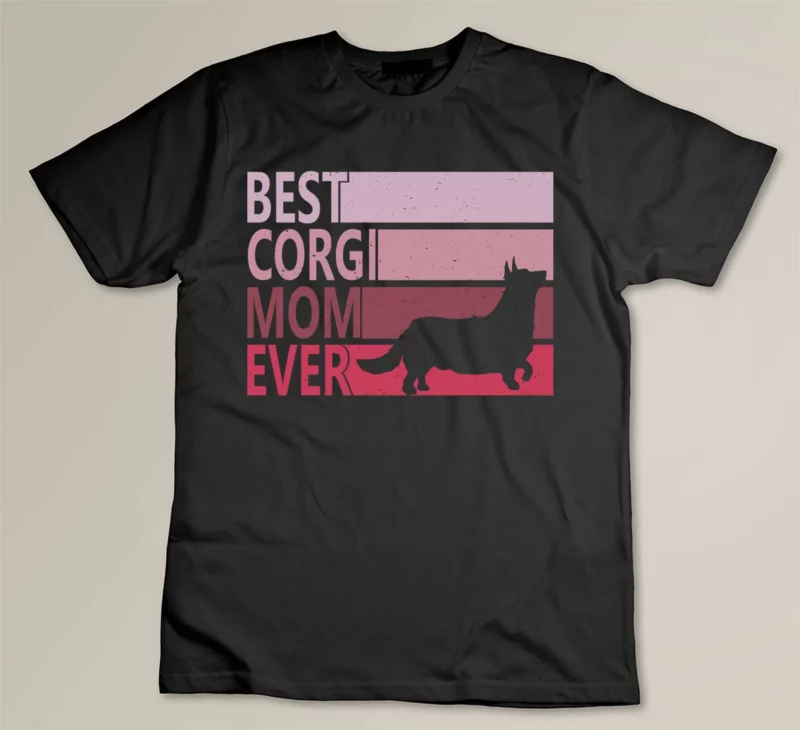 Black Best Corgi Mom Ever 3