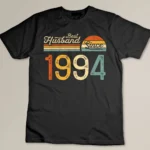 Best Husband Since 1994 Retro 29th wedding anniversary Custom T-shirt