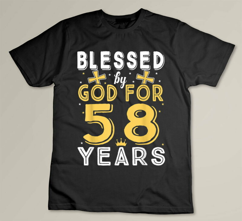 Black Blessed By GOD For 58 Years Of Being Awesome 58 Birthday