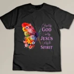 Blessed By God - Loved By Jesus, Butterfly T-shirt