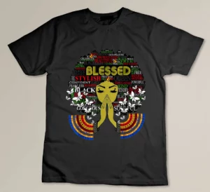 Blessed Goddess - My Faith Is Too Strong Religious African T-shirt