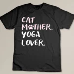 Cat Mother Yoga Lover Meditation Premium T-shirt