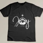 Christian Christmas Joy Jesus Nativity Scene Faith T-shirt