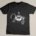 Christian Christmas Joy Jesus Nativity Scene Faith Gift T-shirt