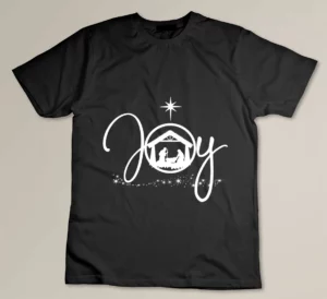 Christian Christmas Joy Jesus Nativity Scene Faith Gift T-shirt