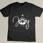Christian Christmas Joy Jesus Nativity Scene Faith Gift,Short Sleeve T-shirt