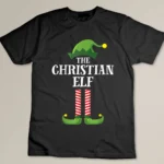 Christian Elf Matching Family Group Christmas Party T-shirt