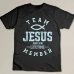 Christian Gift Shirt Team Jesus Religious God T-shirt