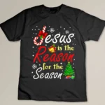 Christian Jesus The Reason Christmas Stocking Stuffer Gifts T-shirt