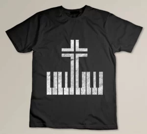 Christian Piano Cross Keyboard Pianist God Jesus Music Band T-shirt