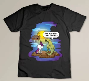 Christian Shirt Noah's Ark Bibble Pun Last Unicorn Dinosaur T-shirt
