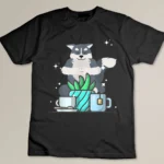 Cute Namaste Husky Dog Do Yoga Gardening Lover Coffee Lover T-shirt