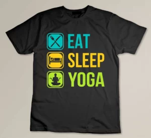 Eat Sleep Yoga Meditation Lover Funny Yoga Lover Premium T-shirt