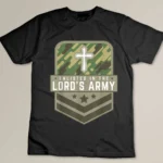 Enlisted in the Lord's Army Faith Religious Cross T-shirt