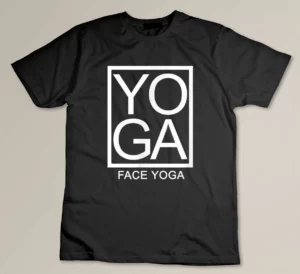 Face Yoga Novelty Graphic Tshirt Yoga Lover Fun Gift Tee T-shirt