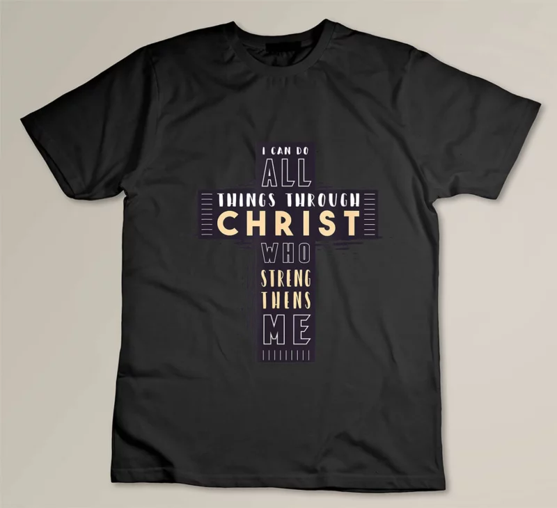 Black Faith Cross Gift Phil Philippians 4 13 I Can Do All Things