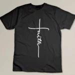 Faith Cross Gos Jesus Christ Grace Religious Christian Gift T-shirt