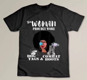 Female Veteran Military Apparel Accessories T-shirt
