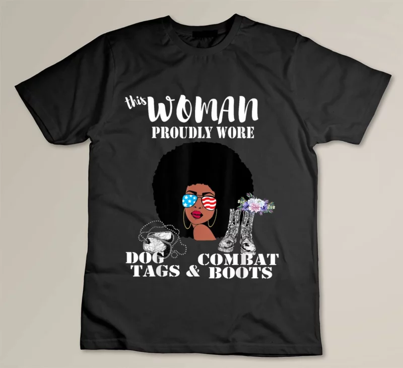 Black Female Veteran Military Apparel Accessories