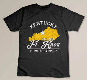 Fort Knox Kentucky Vintage Home of Armor Army Armor School T-shirt