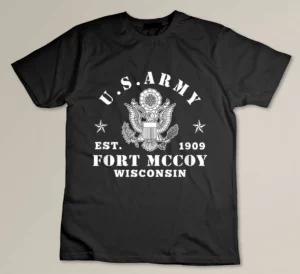 Fort McCoy Wisconsin US Army Base T-shirt