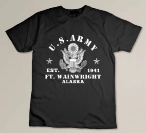 Fort Wainwright Alaska US Army Base T-shirt