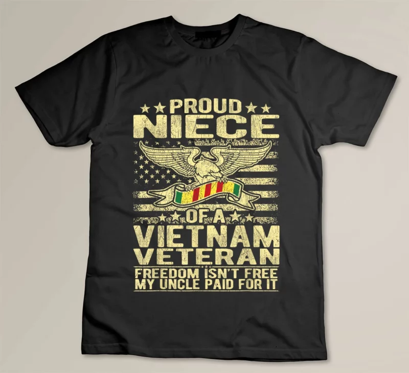 Black Freedom Isn t Free Proud Niece Of A Vietnam Veteran Gift