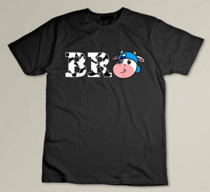 Funny Cow Bro Farmer Animal Lover Cute Cow Pattern Brother Custom T-shirt