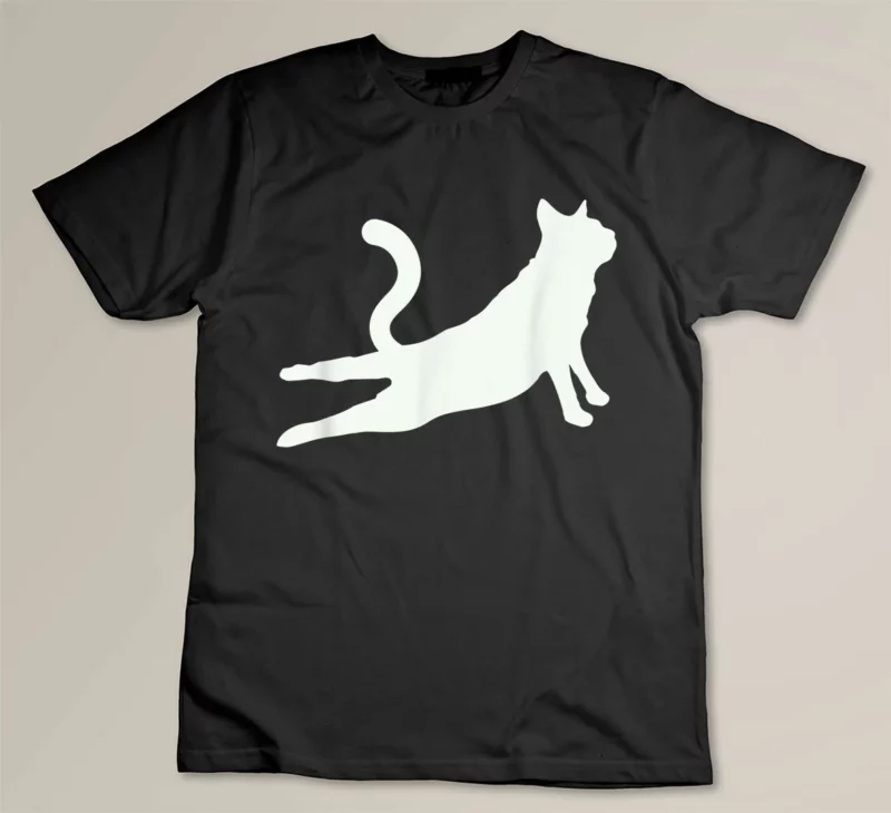 Black Funny Kitty Feline Cat Yoga Pose Yoga Lovers Gift