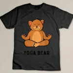 Funny Yoga Bear Meditating Zen Pun Yoga Lovers T-shirt