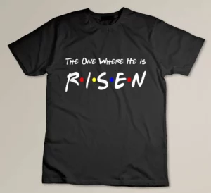 He Is Risen Religious Jesus Cross Resurrection Easter Sunday T-shirt