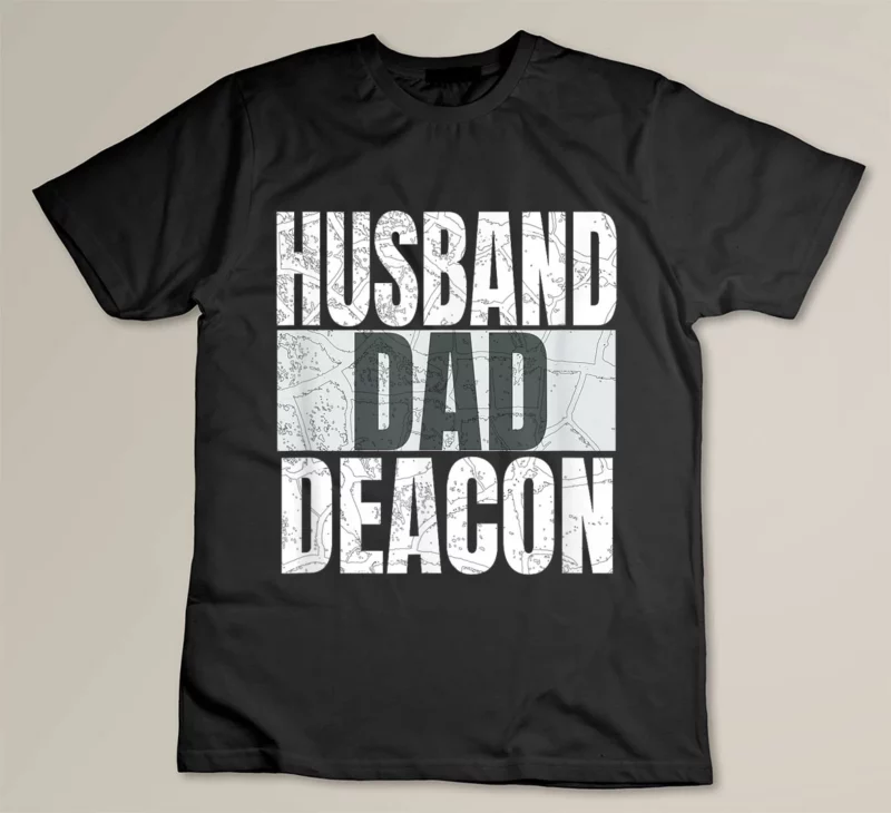 Black Husband Dad Deacon For Catholic Fathers Religious Men Funny