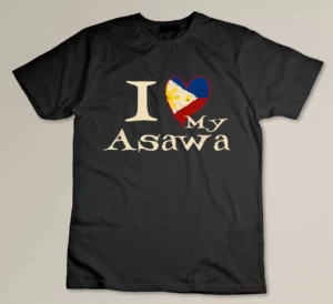 I Love My Pinay Wife Filipina American Asawa Wedding T Shirt Custom T-shirt