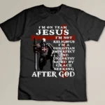I'm on Team Jesus I'm not Religious, Knight Templar T-shirt