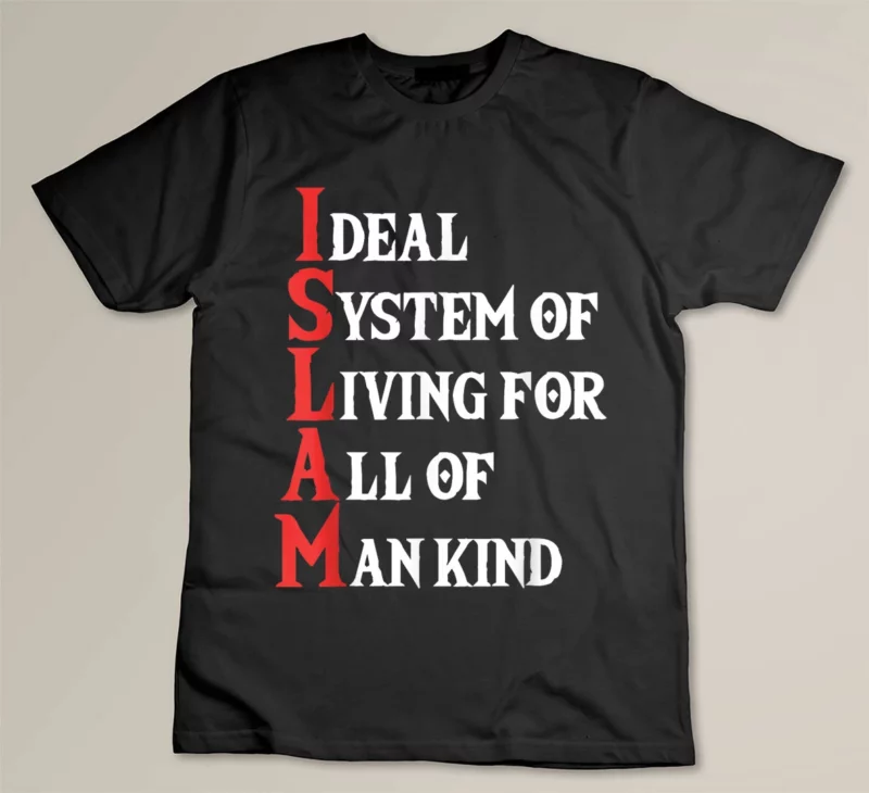 Black Islam System Living All Islamic Religion Religious Pray Gift