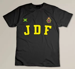 JDF Jamaica Defense Force Jamaican Army Uniform Military T-shirt