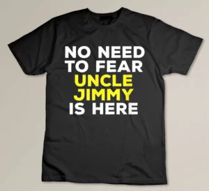JIMMY Funny Uncle Gift Family Mens Graphic Name T-shirt