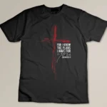Jeremiah 29-11 Christian Religious Bible Verse Gifts Cross T-shirt
